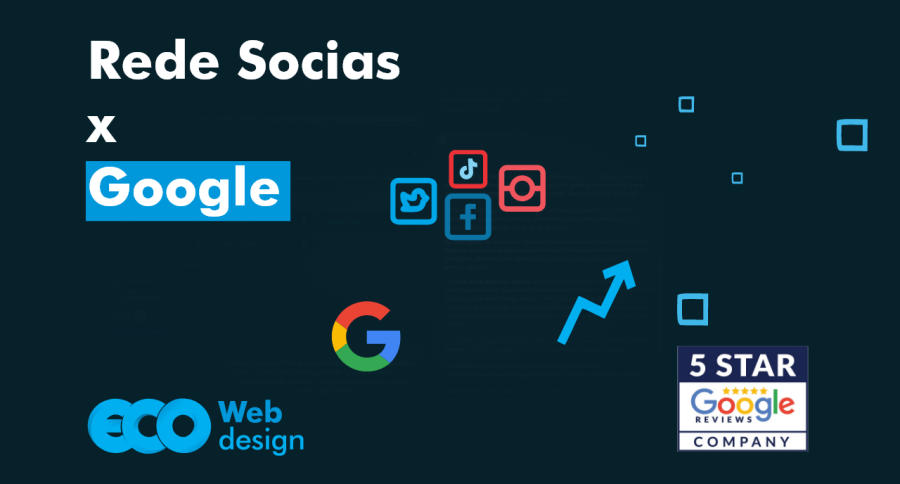 Imagem Diferença entre Google e Rede Sociais